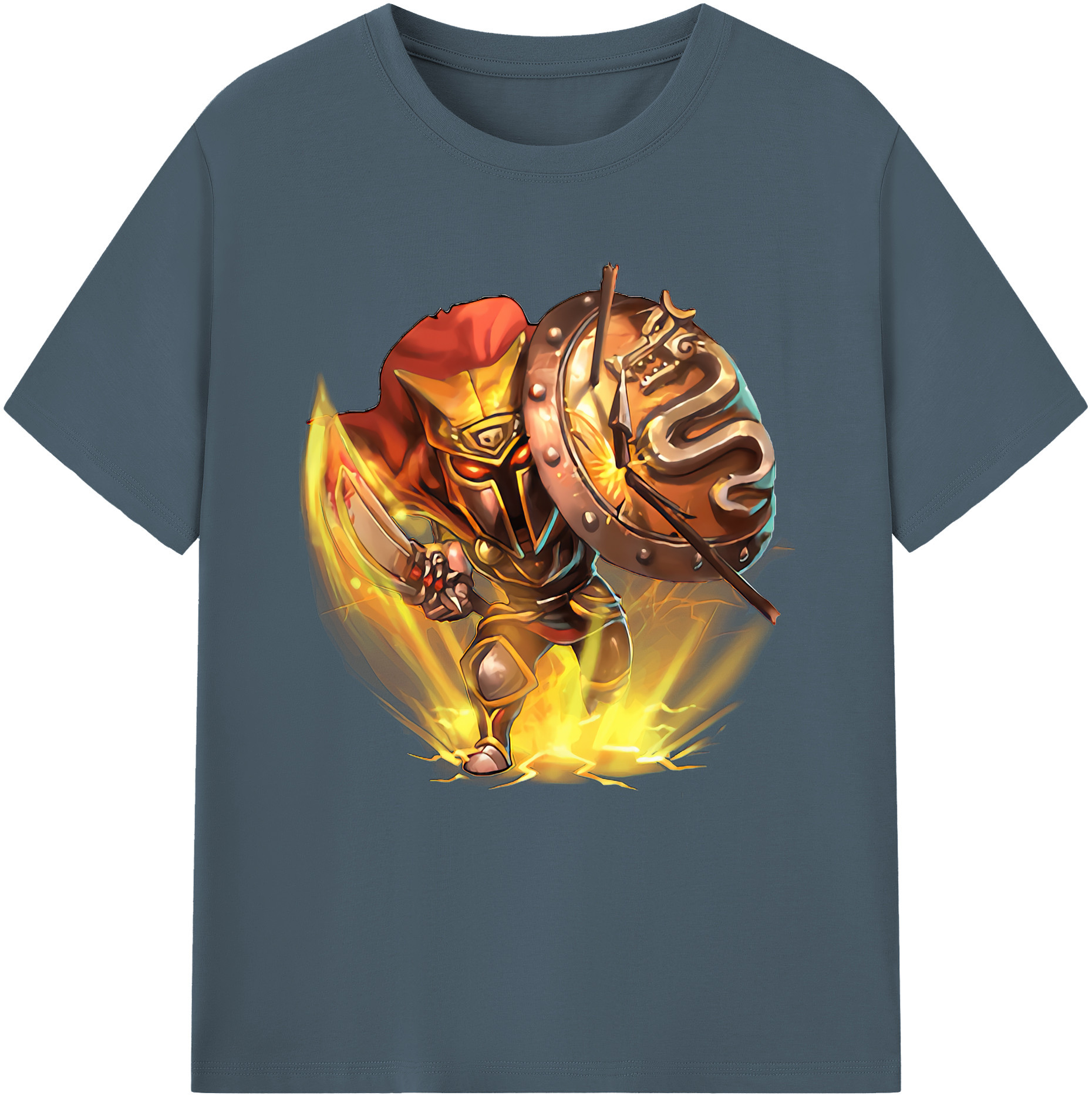リーグ・オブ・レジェンド League of Legends LOL 綿100％半袖Tシャツ（フロントプリント）